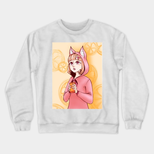 Neko Chiaki Nanami - Danganronpa 2 Crewneck Sweatshirt by LieliEvita